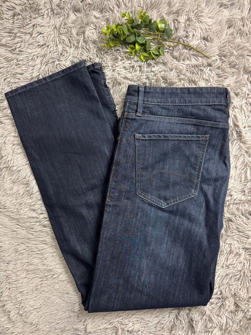 NWOT Mavi Matt Relaxed Straight Leg Jeans - Dark Indigo Blue size 36 x 34
